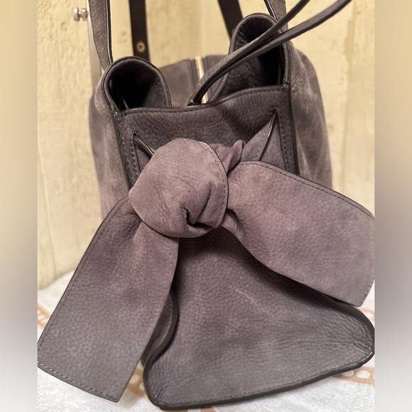 Henri Bendel Misty Gray Nubuck Handbag - Picture 3 of 15